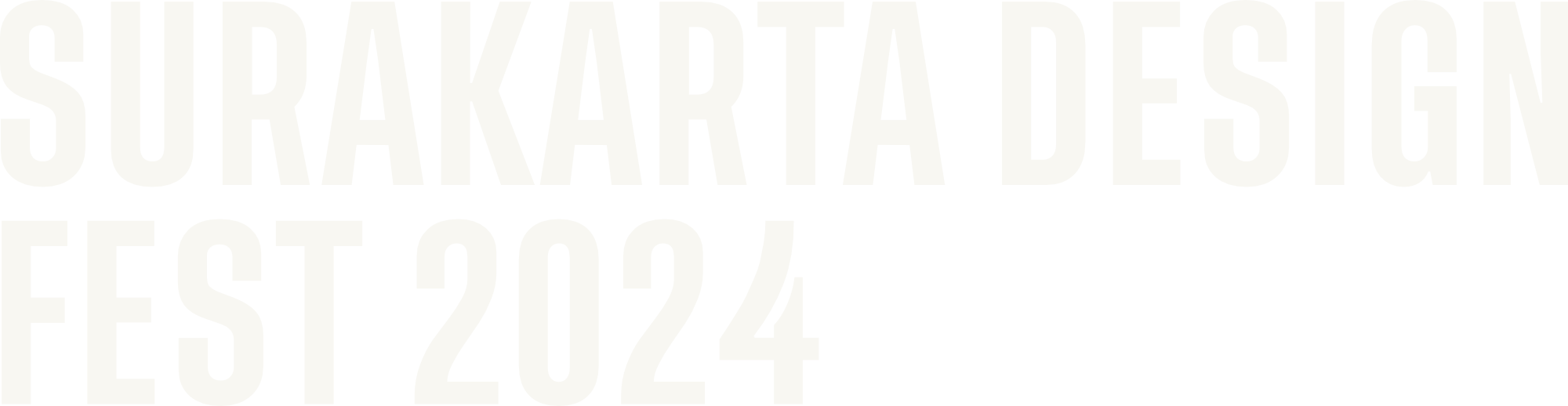 logo surakarta design fest 24